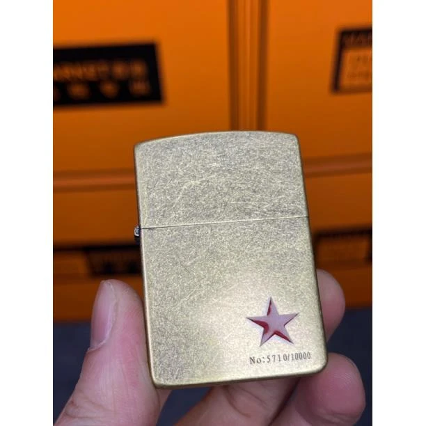 佐罗ZORRO限量五角星军机煤油打火机（需自行配油）Z22005