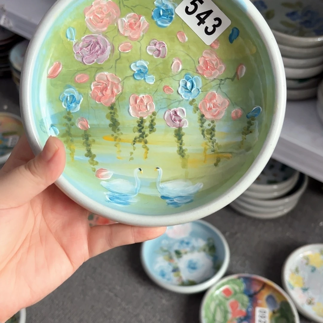景德镇手绘高温釉下彩陶瓷茶具