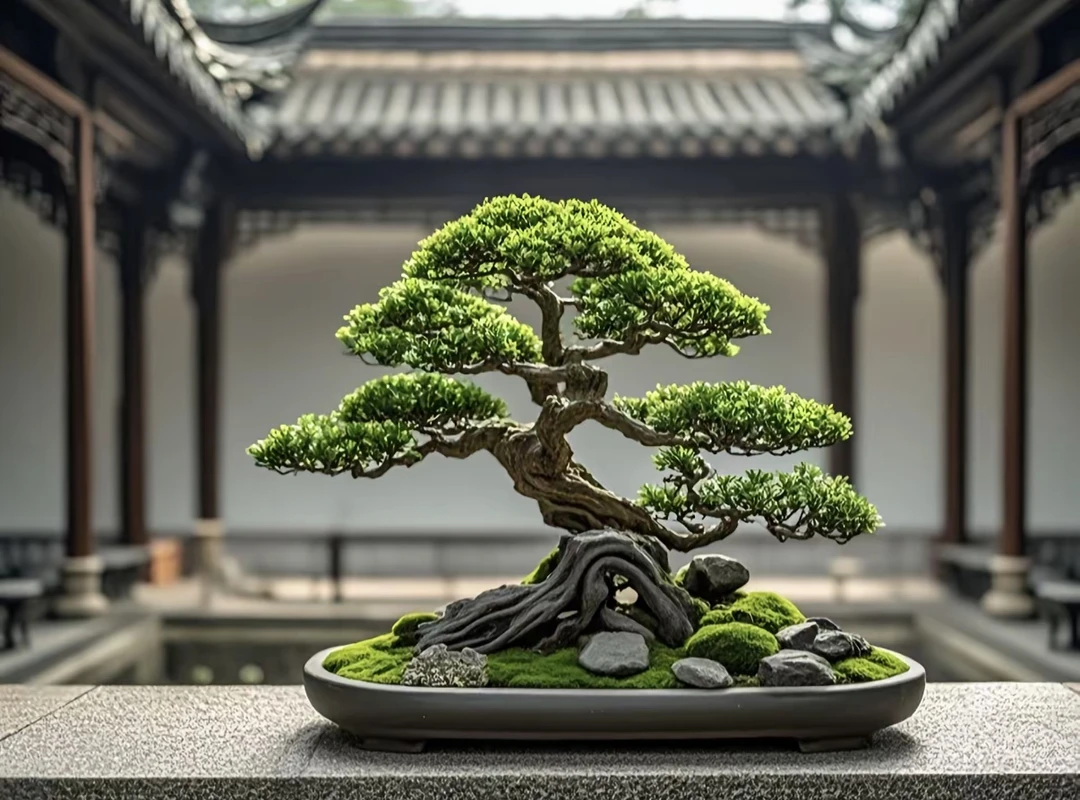 天然灵璧石头花盆适用于桌面地面摆放