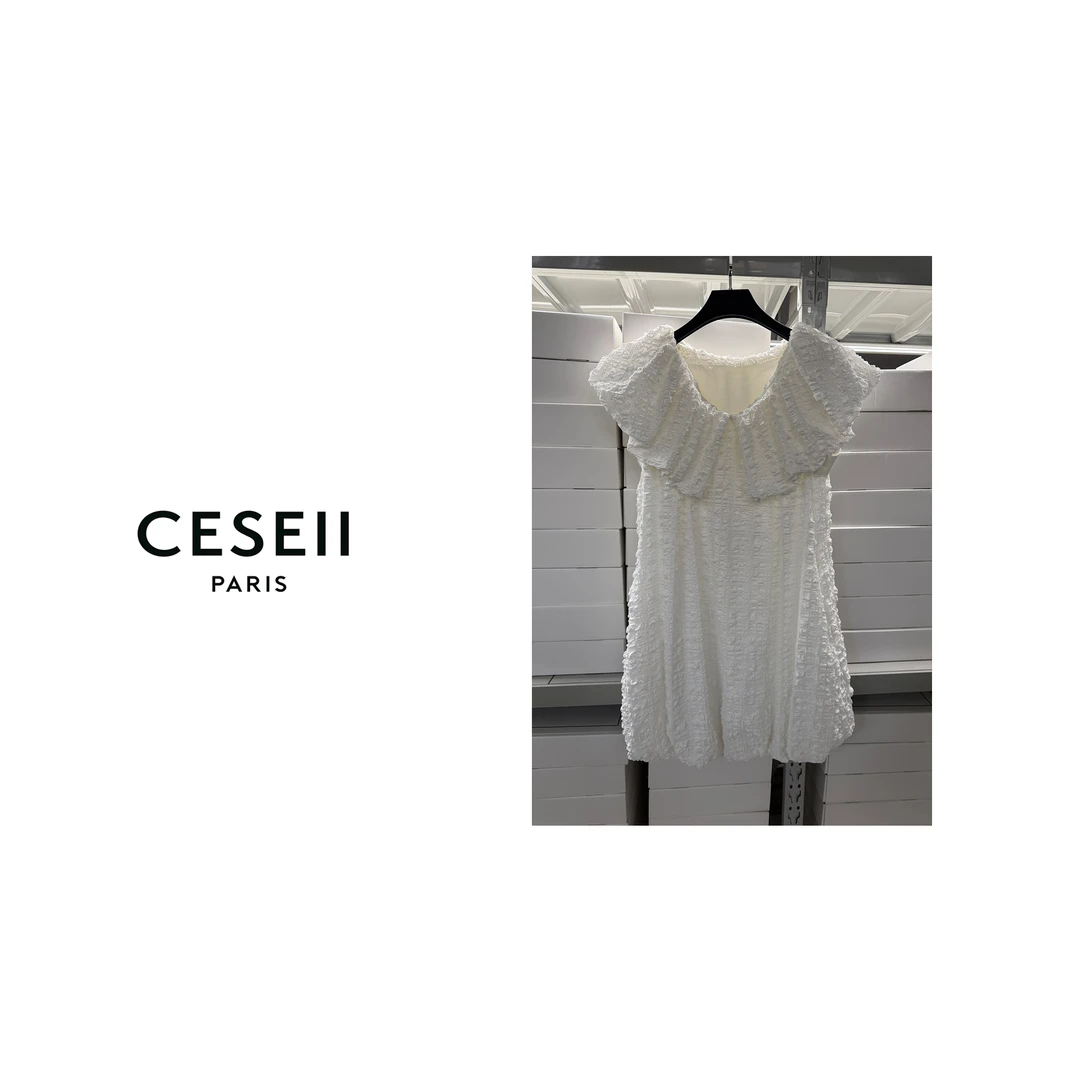 【25XJ368】2025新款顶版少女心可爱甜美叶大领连衣裙