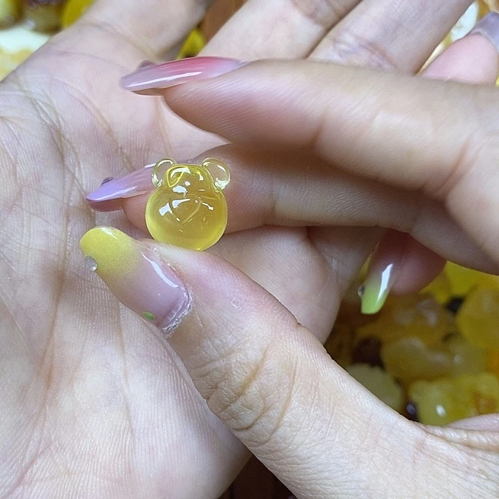 吊坠橄榄核小熊头64
