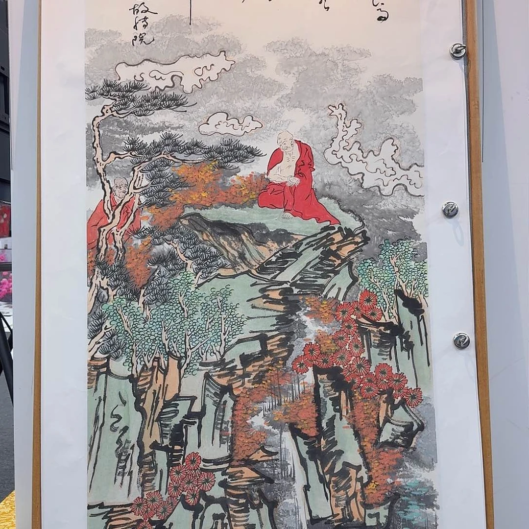 国画多次参加国内外大型