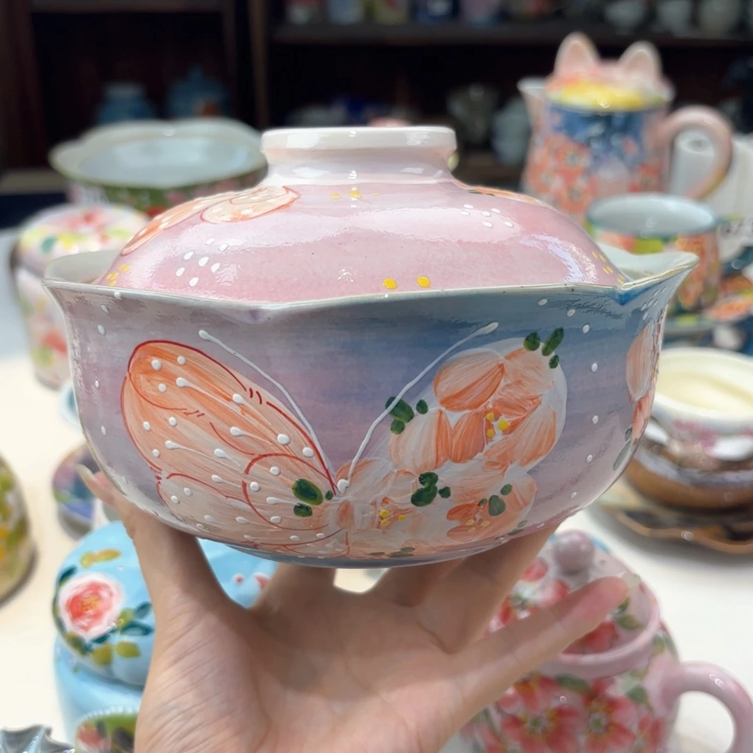 景德镇手绘高温釉下彩陶瓷茶具