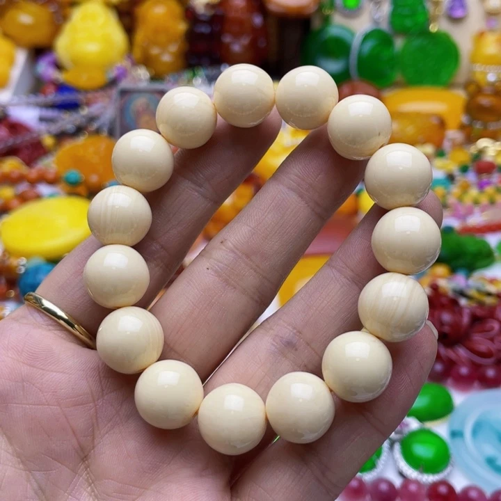 树脂制品40号白色手串
