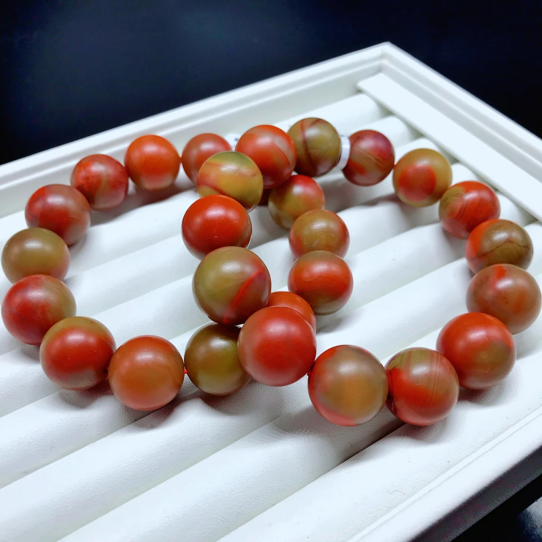 【小雪】南红大山包精品包浆哑光手串（多样式发其一）