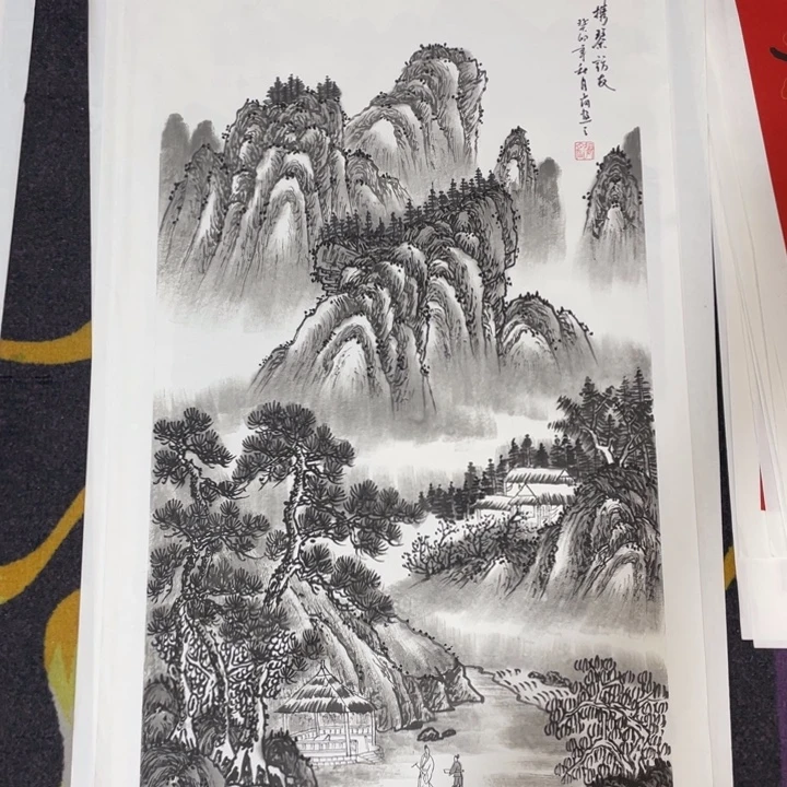 国画三尺作品一幅