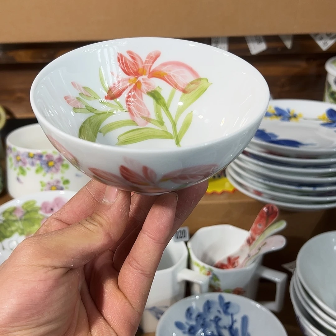 陶瓷景德镇高温釉下陶瓷4.6寸碗