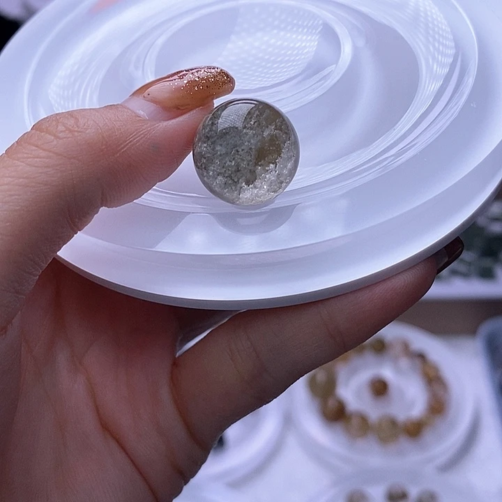 水晶天然水晶定制打孔不退换未镶嵌