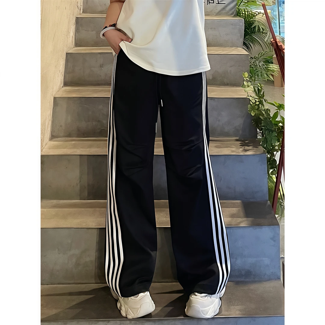 率性巴塞 / 设计感抽褶工装直筒裤12229花契200斤胖mm简约洋气
