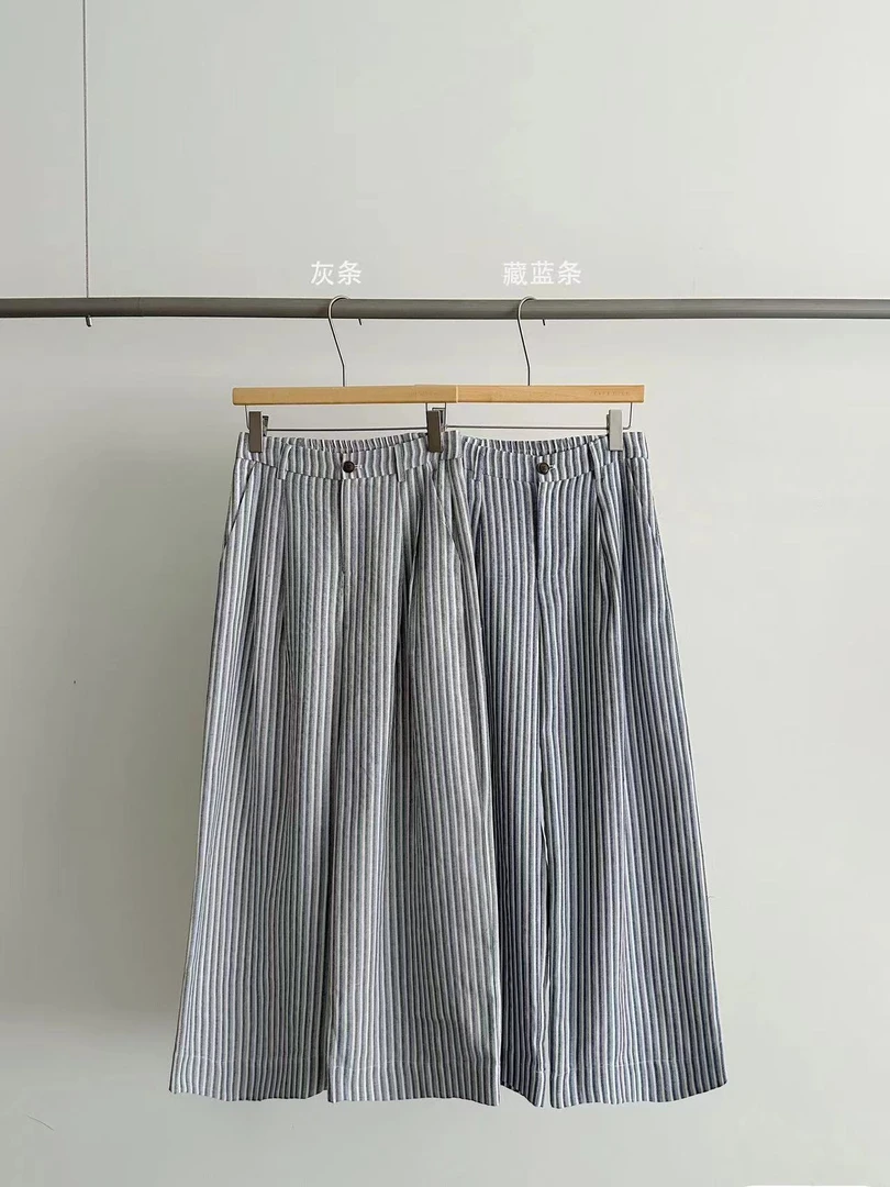 【NO退NO换】鑫燃KIKI 时尚设计感显瘦条纹裤 63950 ET