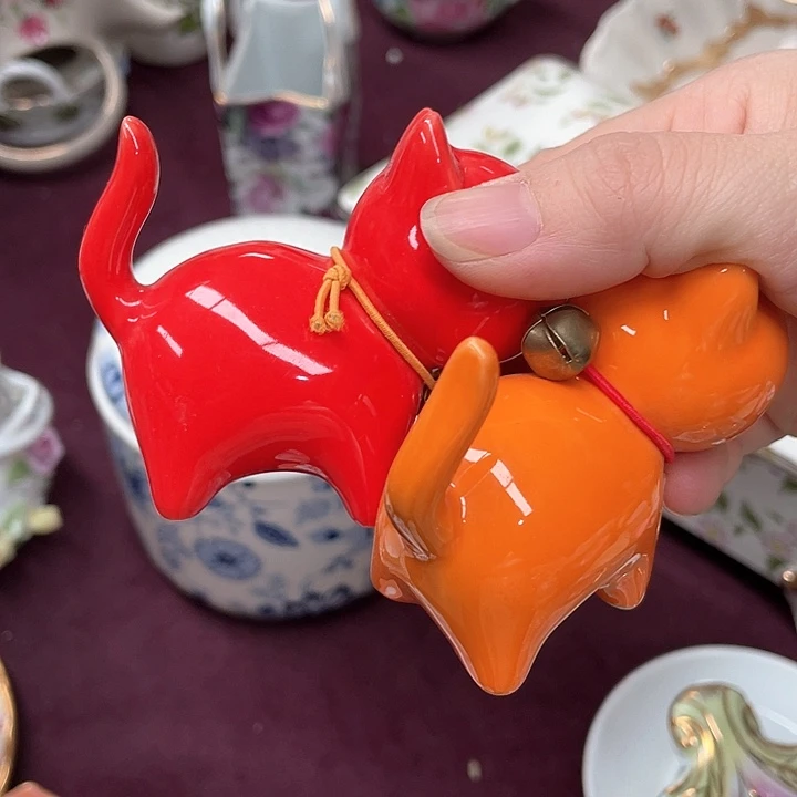 瓷片微瑕摆件创意的