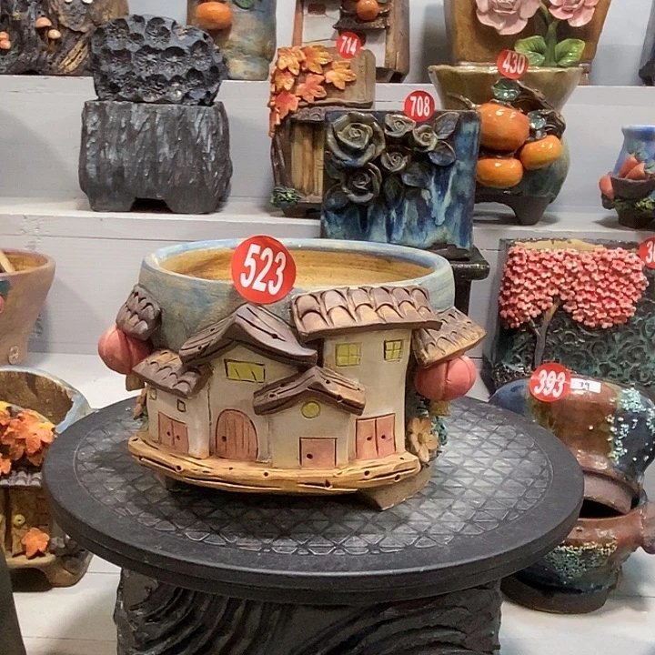 523号陶然花器手工花盆