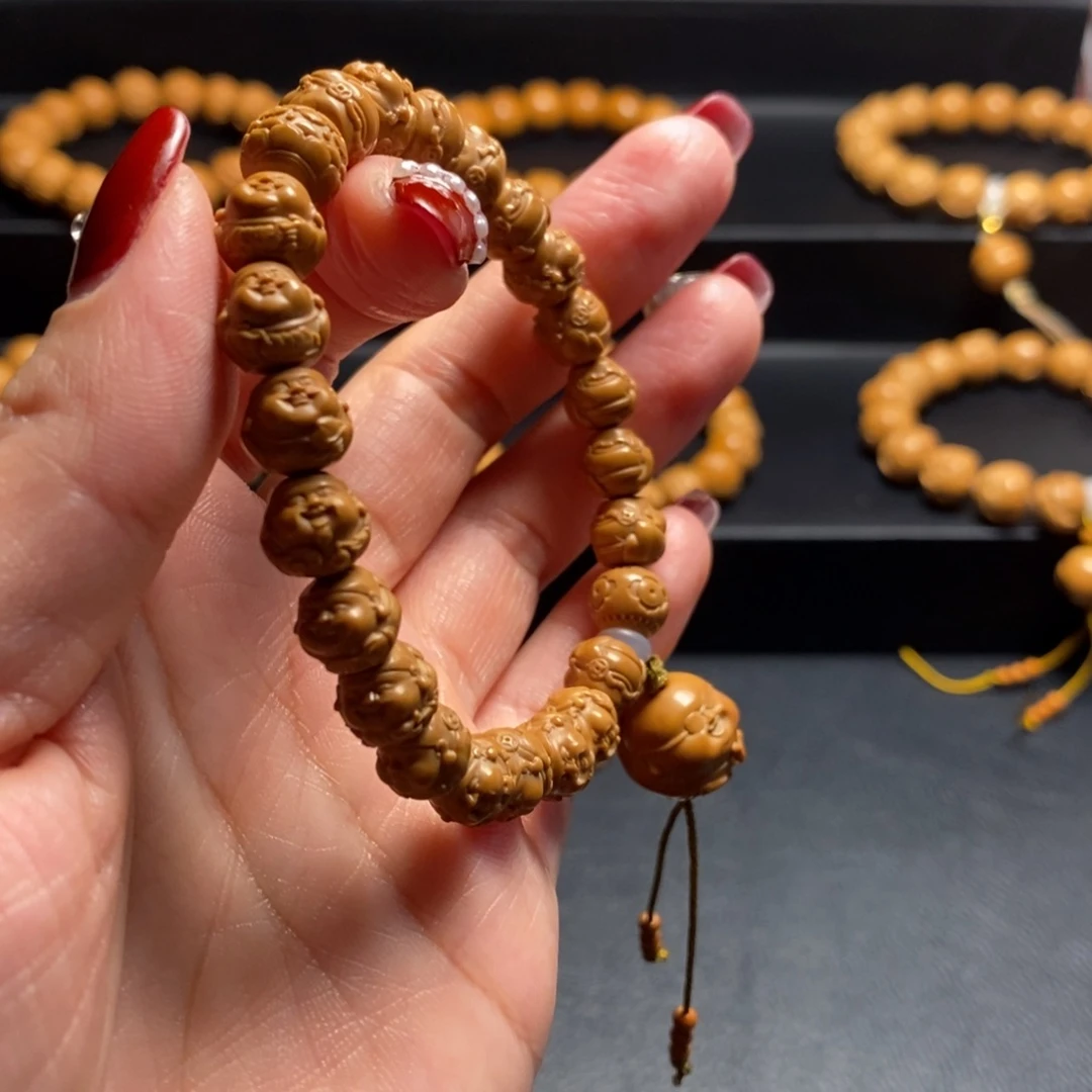 猴头核桃手串暴富财神0.8+9+