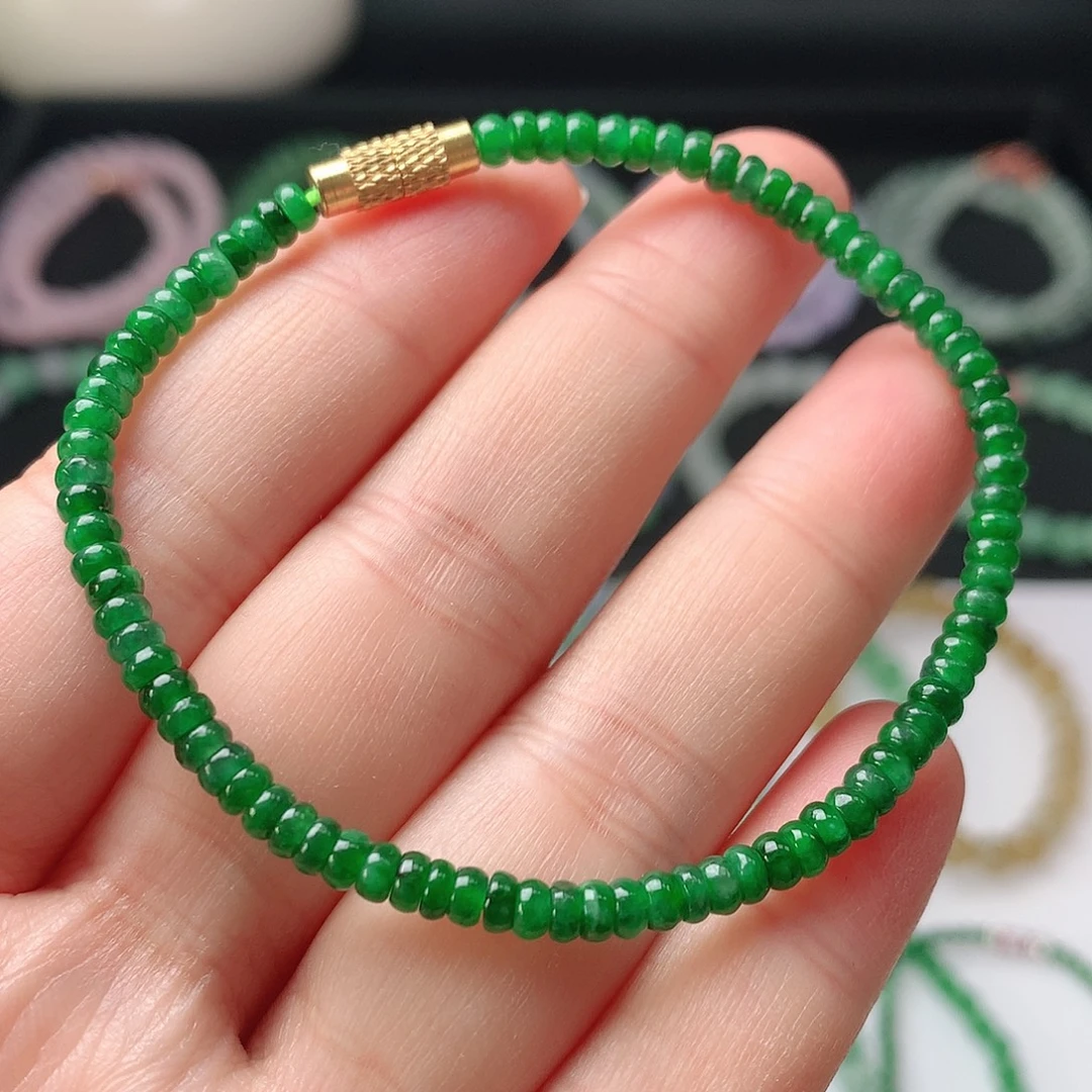 翡翠未镶嵌手链翡翠