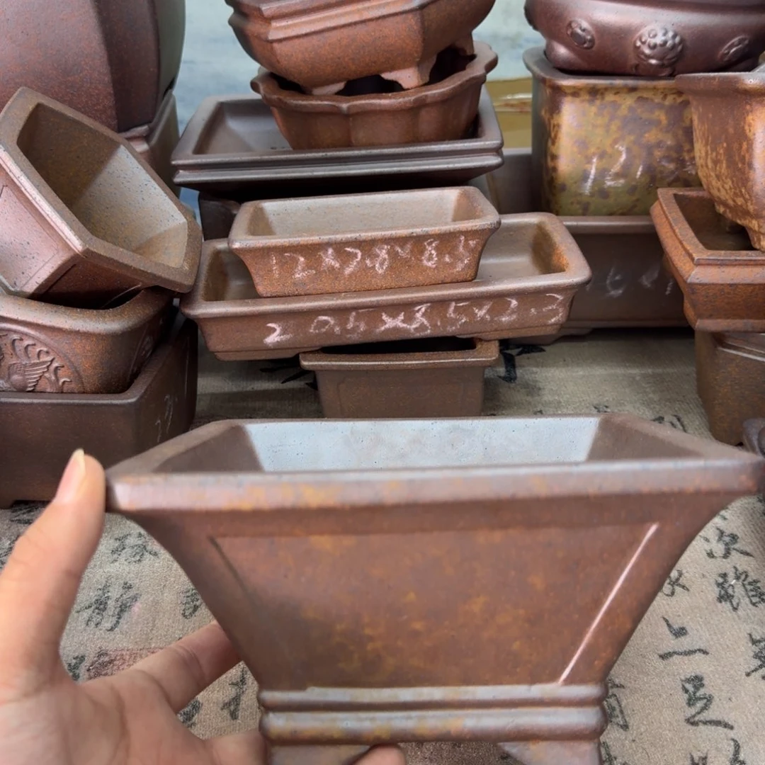 紫砂花盆62号宜兴紫砂正品花盆17x9