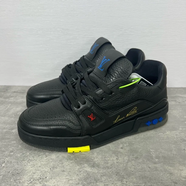 99新 LouisVuitton/路易威登 糖豆人黑武士吹那trainer/正品/潮鞋