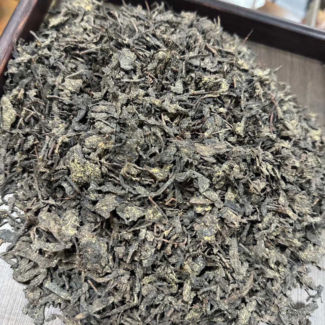 老金花天尖黑茶散装2006年陈七星灶烘焙安化原产地传统湖南正宗