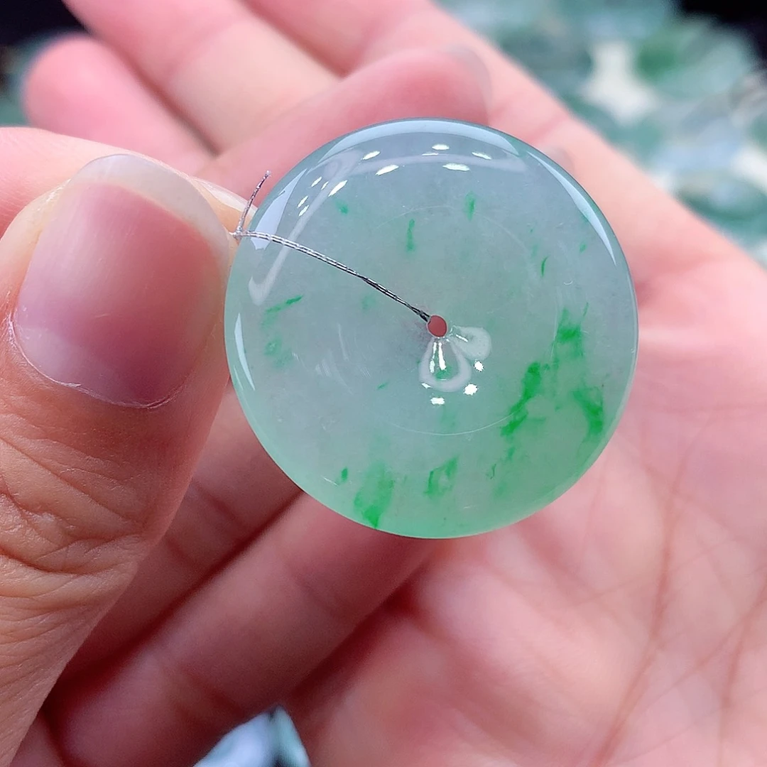 颈饰未镶嵌翡翠编号58尺寸29.3-5.8