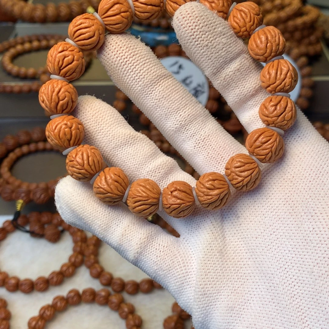 手串桃核秦岭龙纹