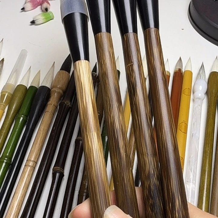 毛笔书法作品兼毫斗笔