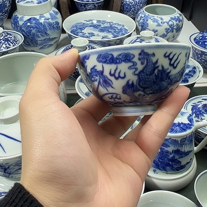 微瑕柴窑龙凤呈祥