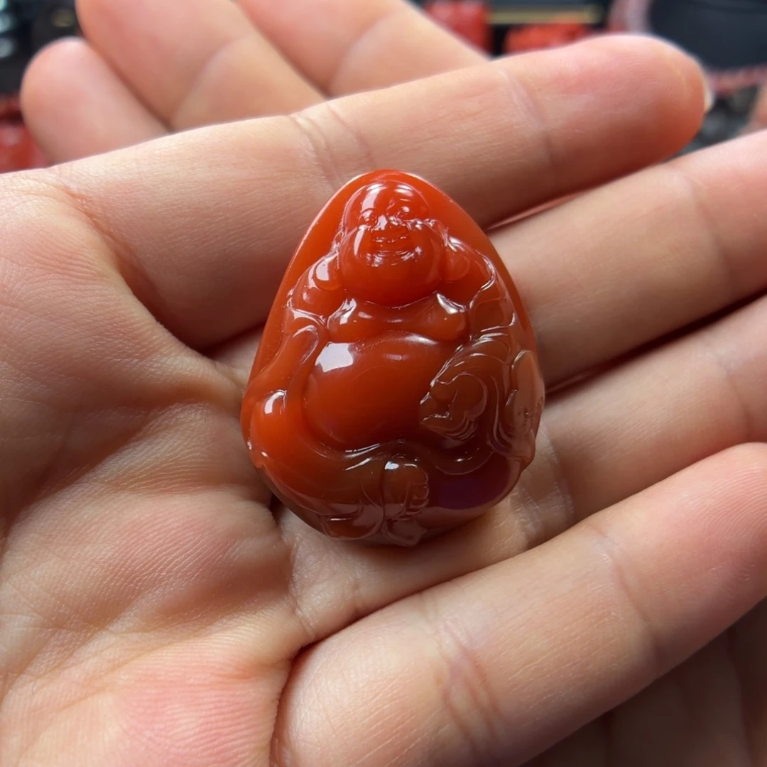 南红玛瑙未镶嵌挂件