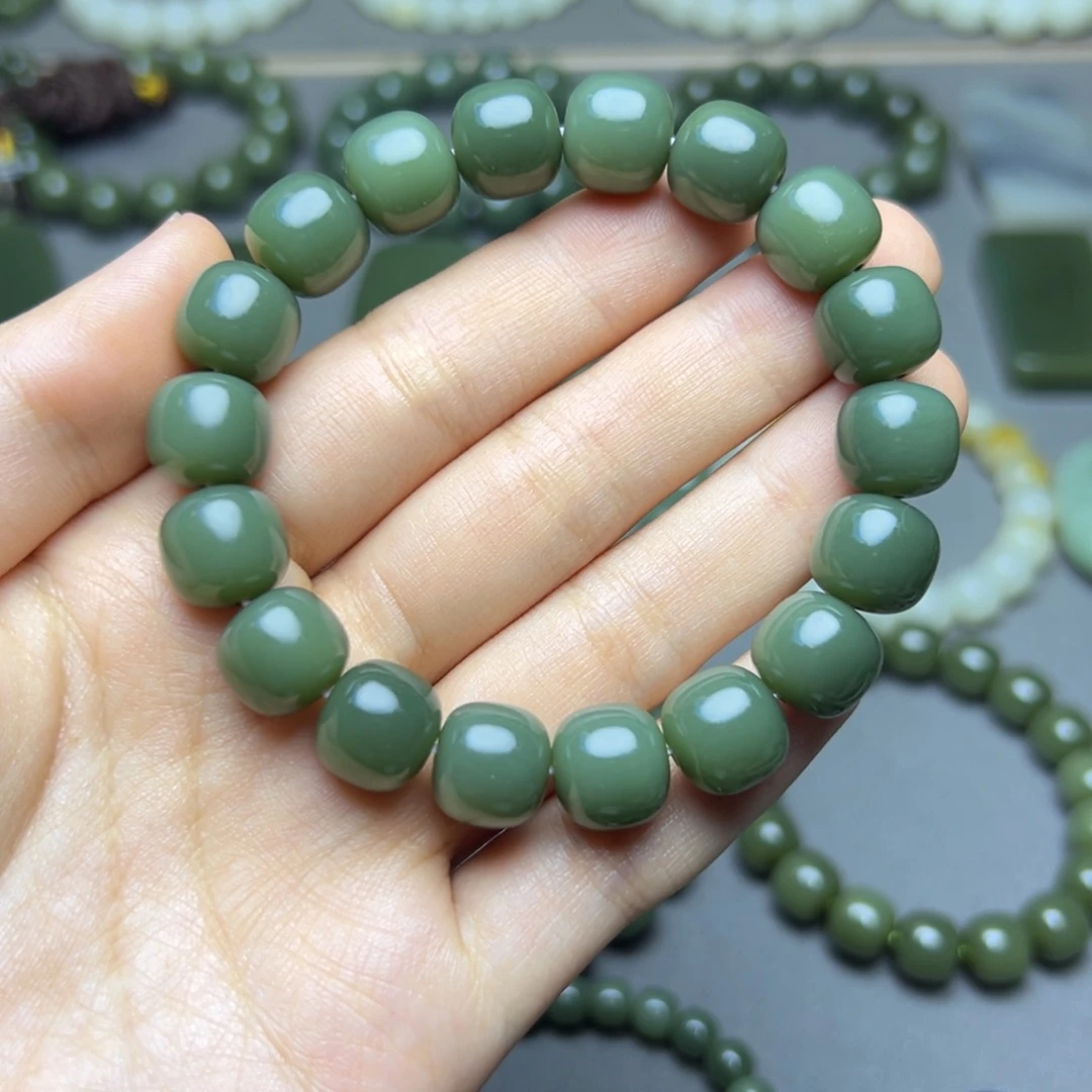 超***力和田玉未镶嵌手链