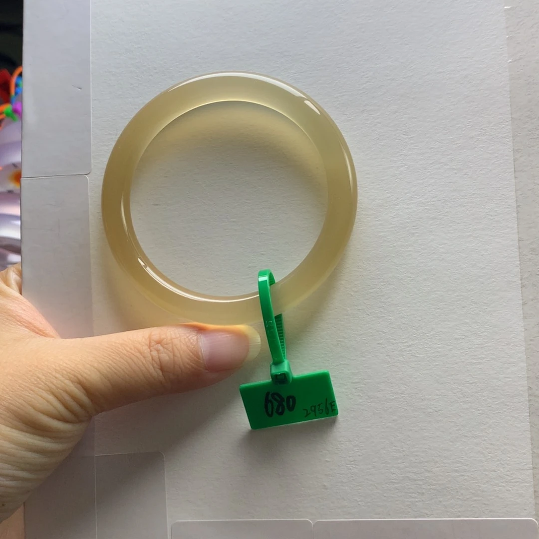 玛瑙/玉髓手镯未镶嵌媛***圆59.2