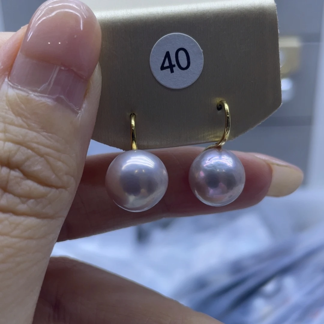 耳饰淡水珍珠银S925镶嵌