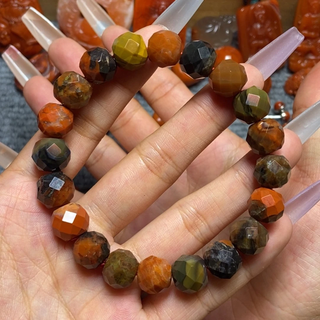 手串未镶嵌南红玛瑙11+m m