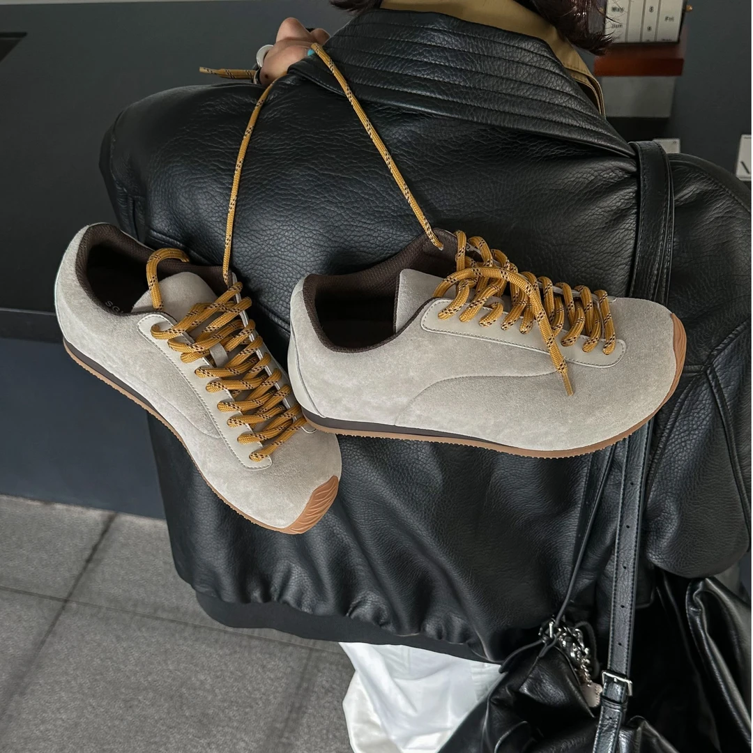 C539-6 SGIRL TWTW女鞋 新款复古阿甘鞋德训鞋女内增高运动休闲鞋