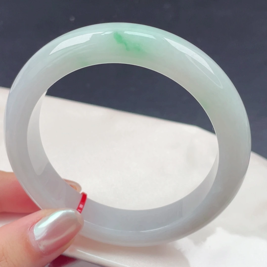 翡翠未镶嵌手镯59圈口