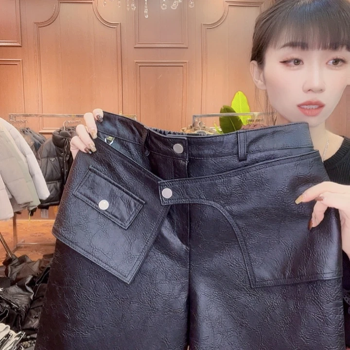 125……135斤皮短裤