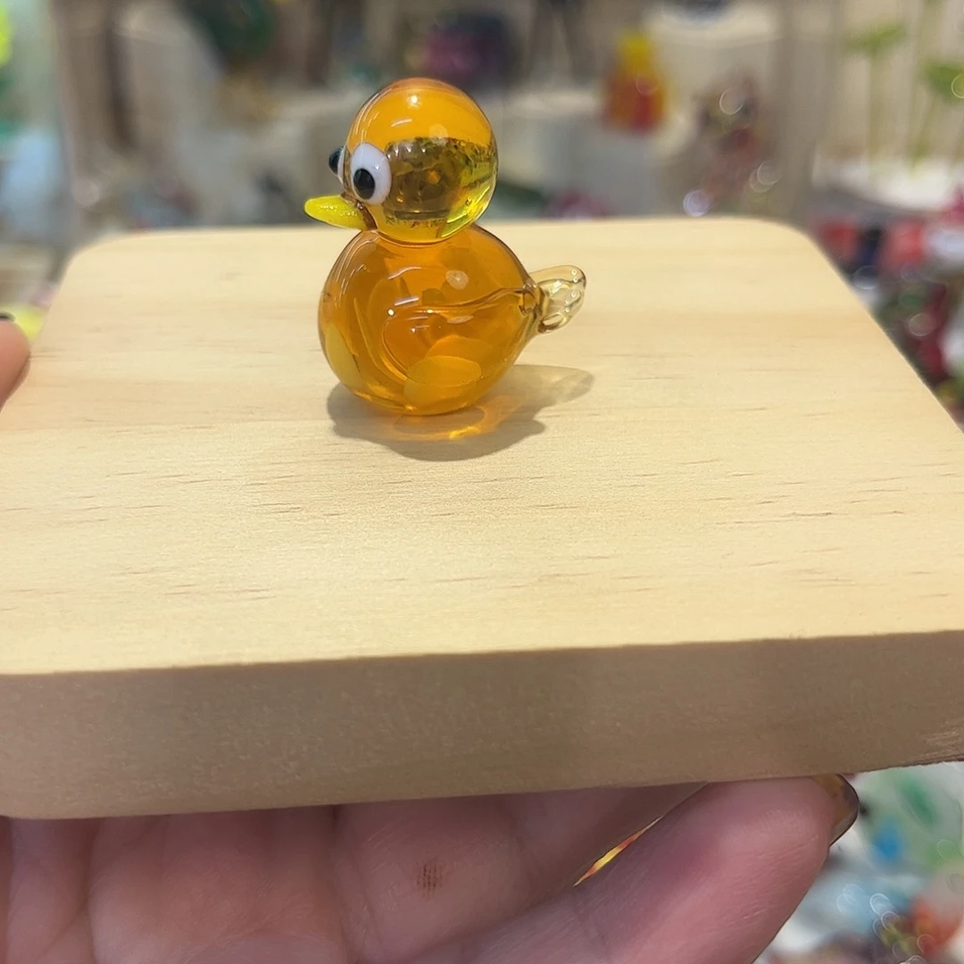手工艺品琉璃小鸭子颜色可选