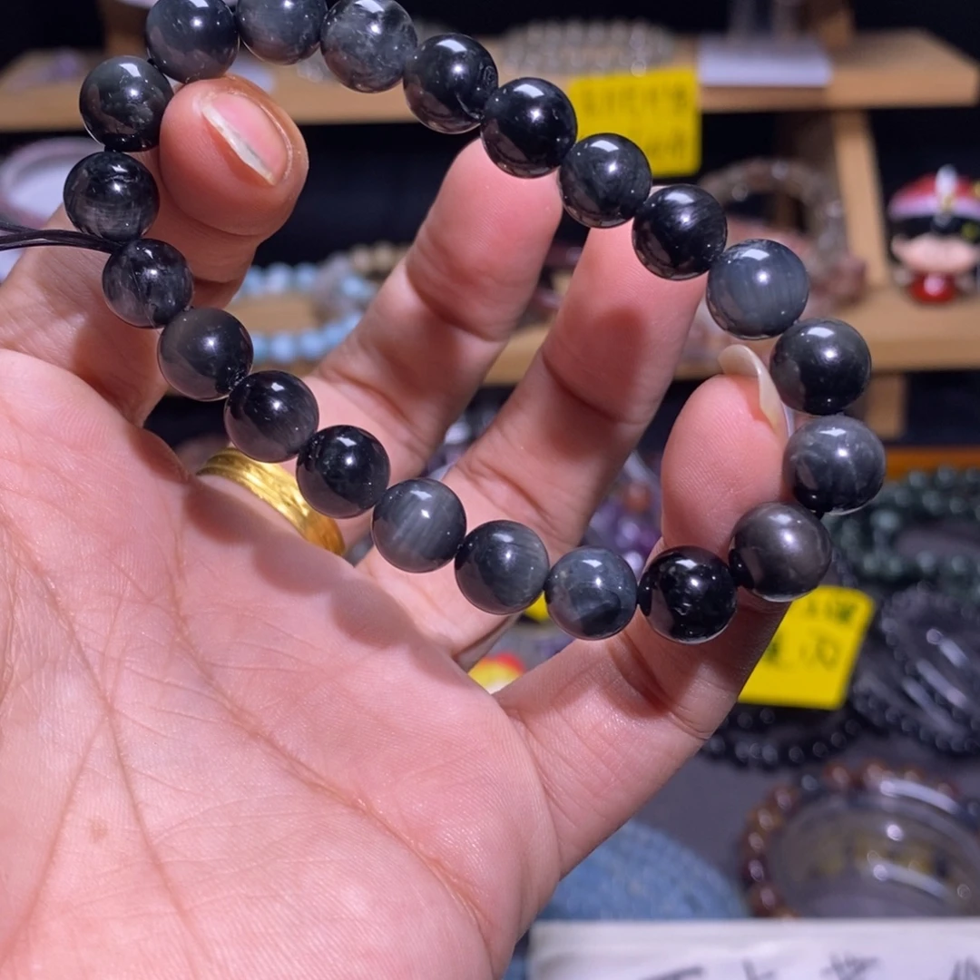 水晶手串未镶嵌31 鹰眼石 9.2