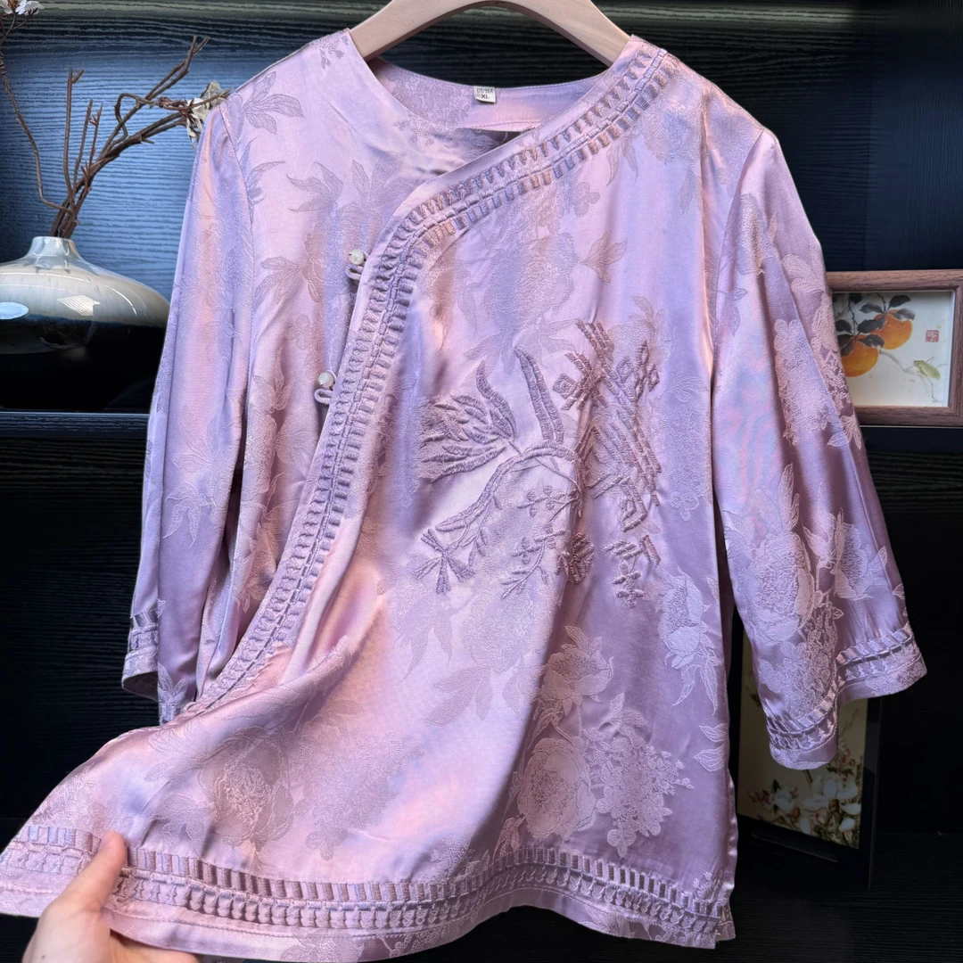【裕绮绣】中式改良复古气质套装2338