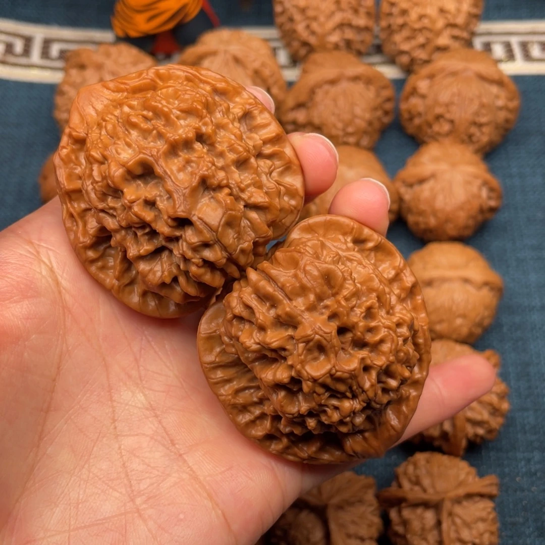 W***.文玩核桃把件48全品原桩官帽