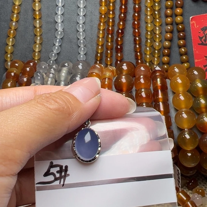 正***明玛瑙/玉髓手链未镶嵌5