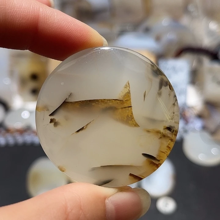 玛瑙/玉髓未镶嵌吊坠(不含链)