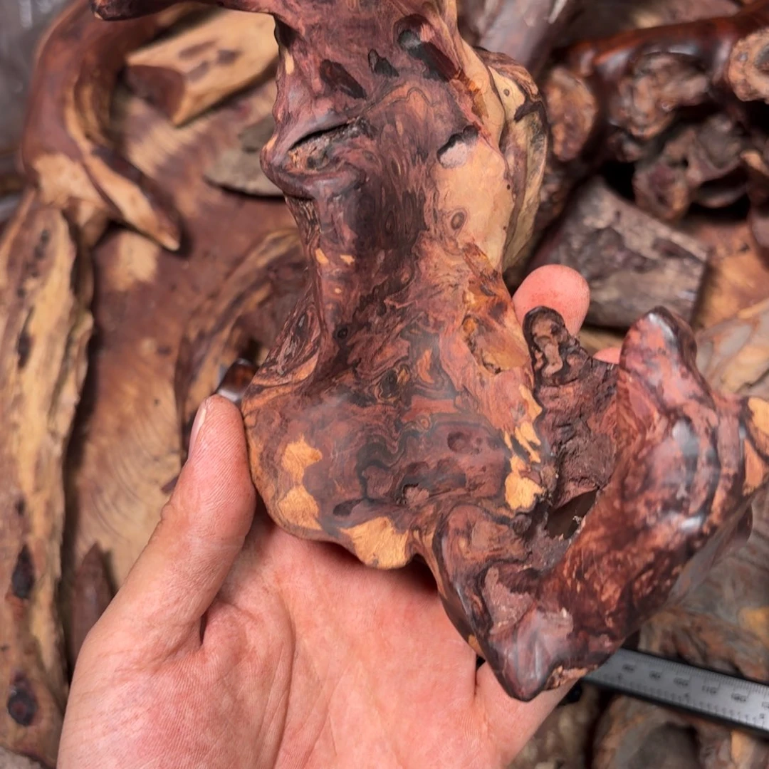 秋***分黄花梨/降香黄檀把件原料定制13（不退不换）