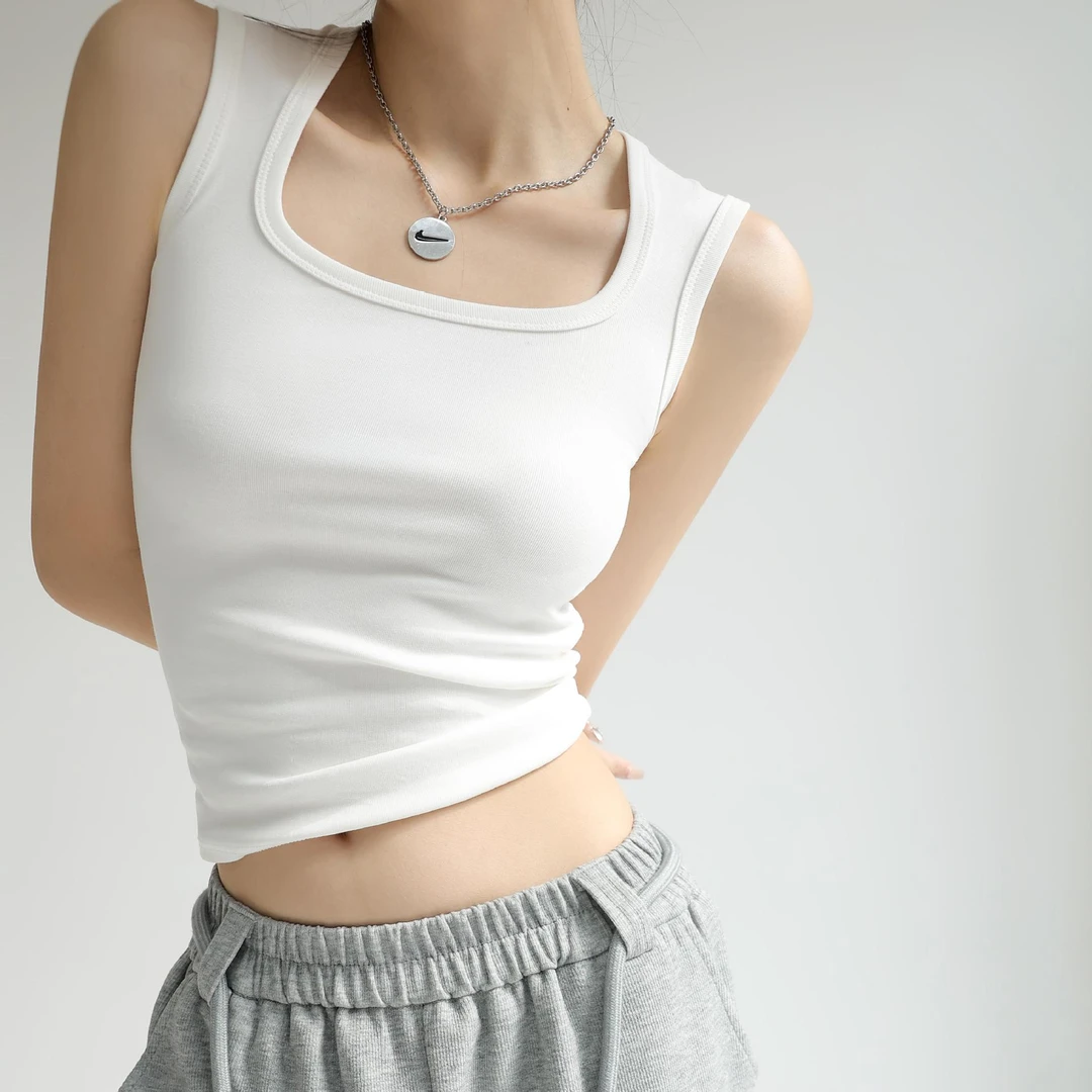 Kola Kola 春夏小背心内搭极简风无袖吊带遮副乳显瘦百搭