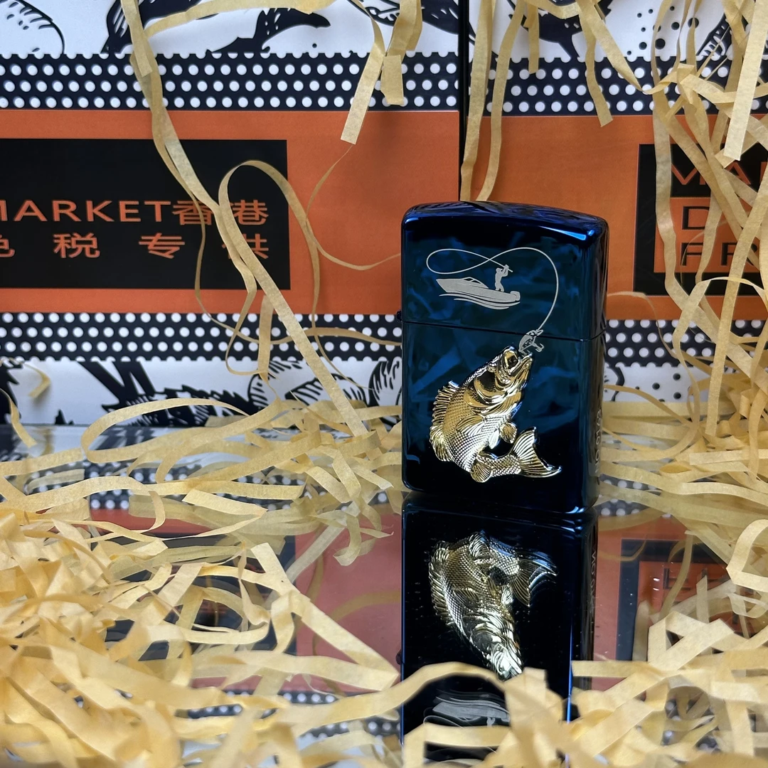 佐罗蓝冰钓鱼佬防风打火机个性创意适合送礼