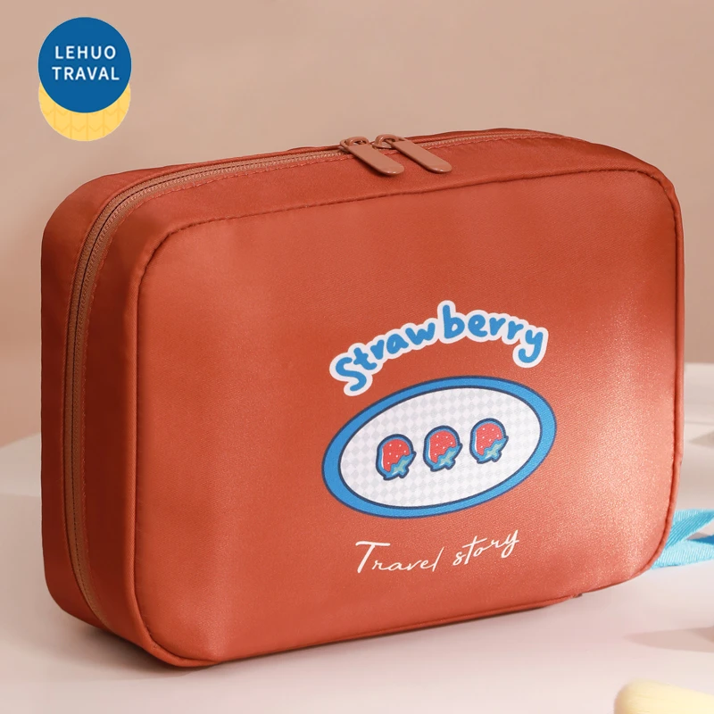 洗漱包化妆包女2025新款便携高端旅行透明防水大容量化妆刷收纳包