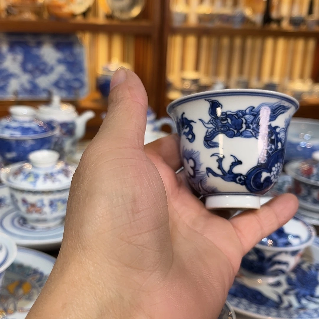 錡镇堂手工手绘杯