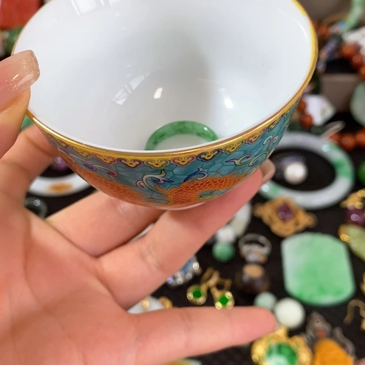 九***）杯瓷器杯子漂亮漂亮