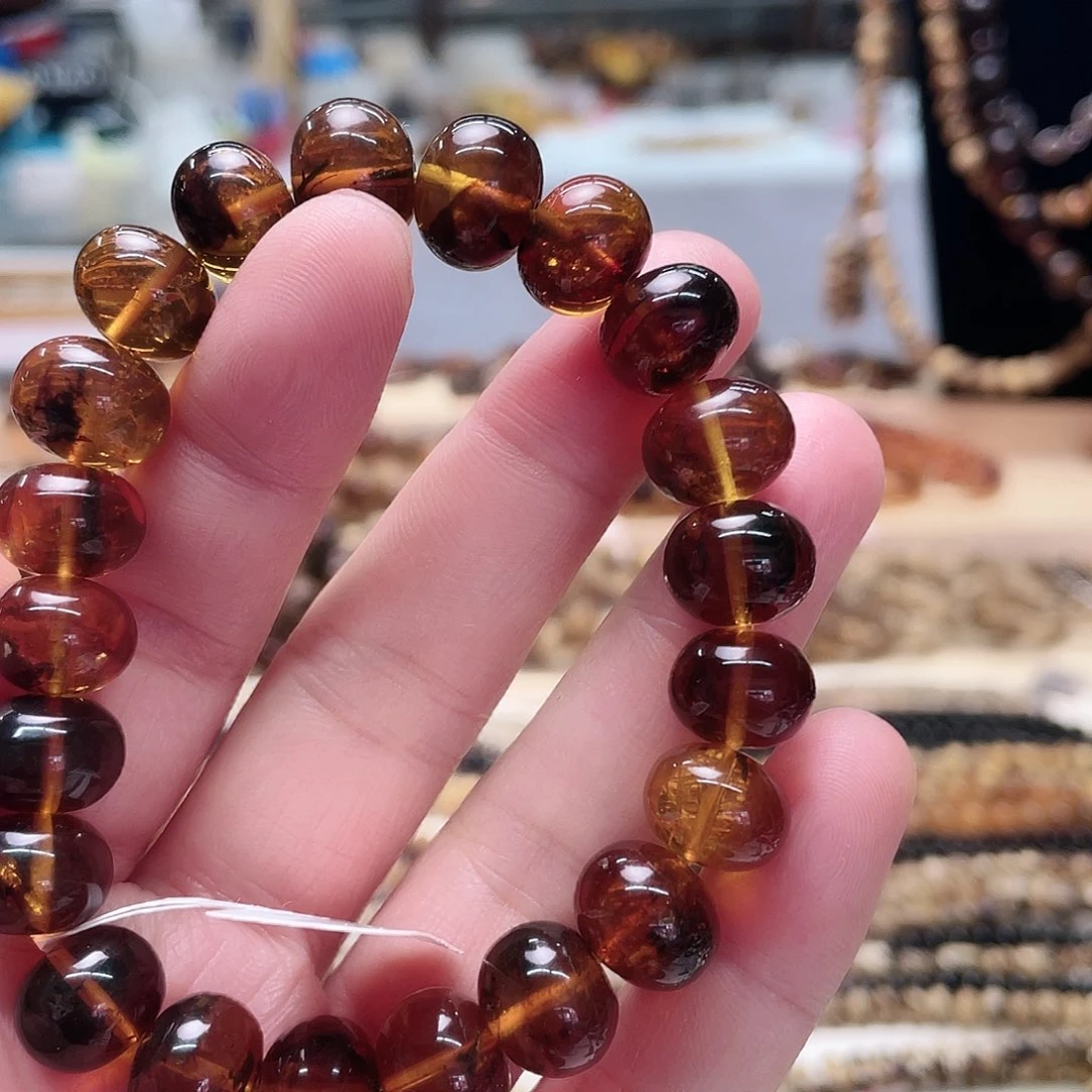 琥珀裸石未镶嵌十二10703