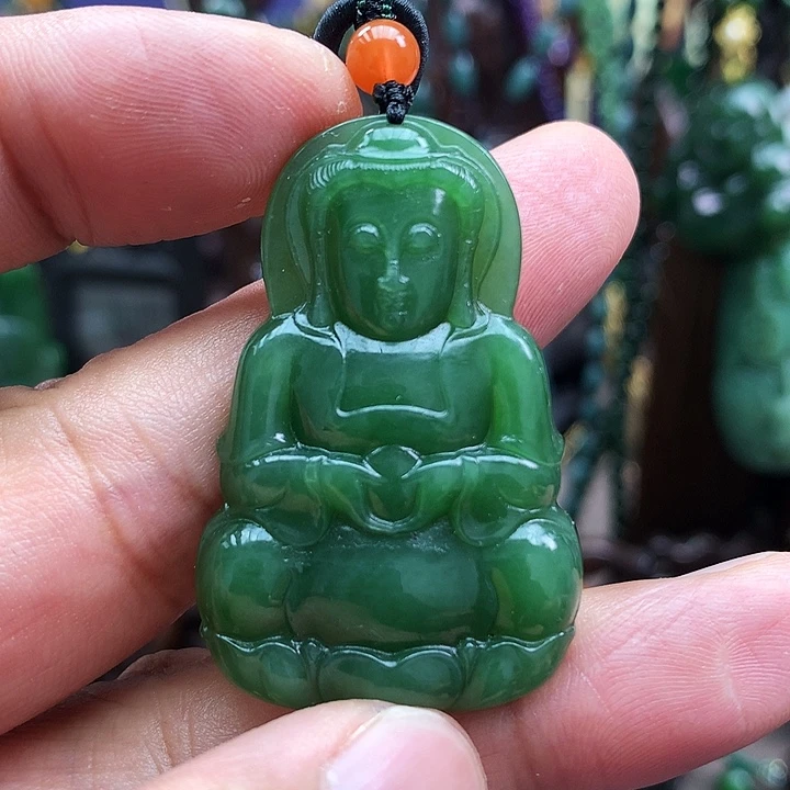 和田玉（碧玉）未镶嵌颈饰