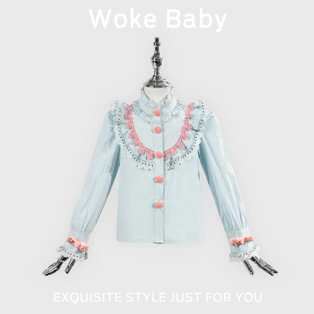 现货【爱丽丝浪漫】女童春季新款上衣复古儿童汉服裙子S5167