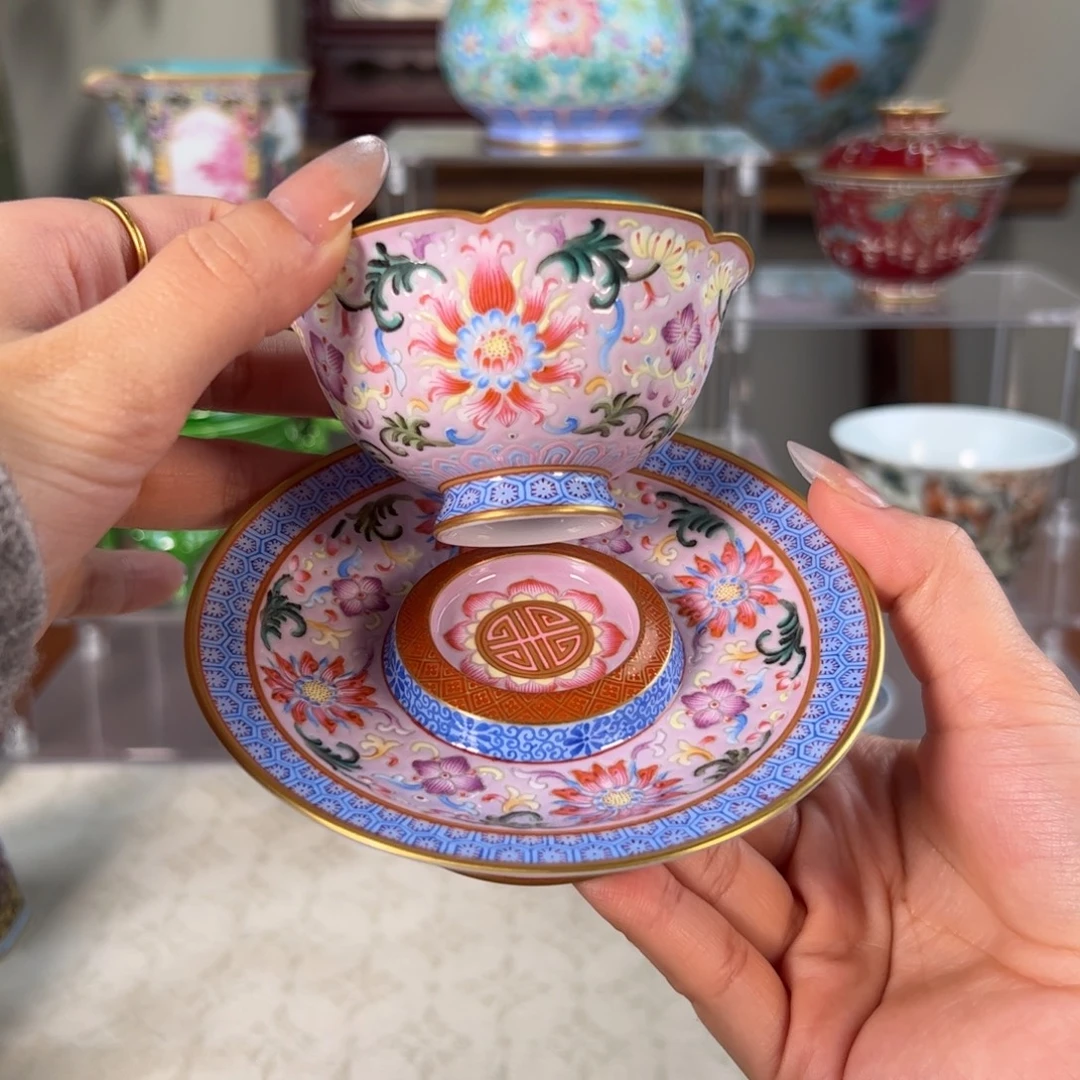 纯手工手绘 高端茶器