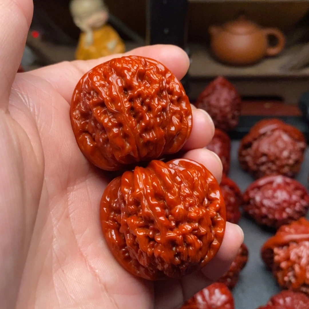 吊坠文玩核桃37四座楼